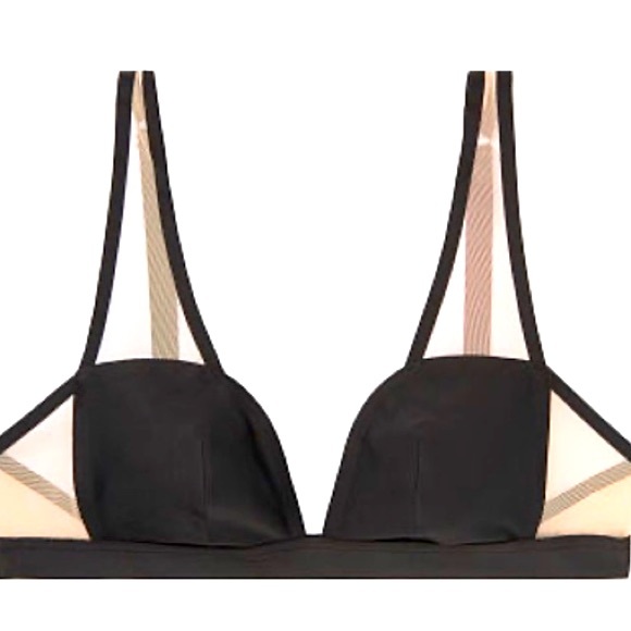 Victoria’s Secret Unlined Mesh Plunge Bralette - Picture 2 of 5